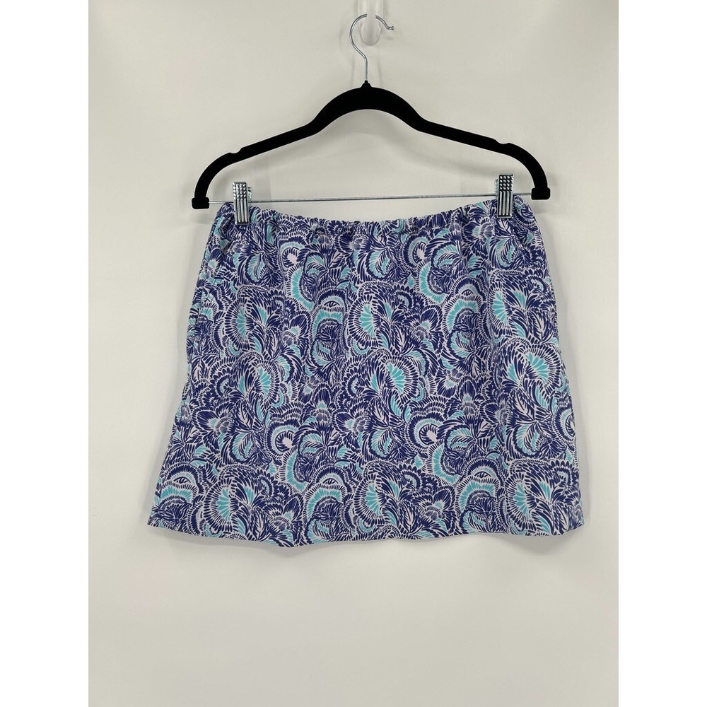 Izod Golf Skort Blue Floral Womens Size S/P Athleisure